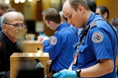Fingerprint check-in at Denver International Airport