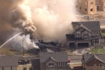Home exploded in Denver, Home exploded in Denver, construction crew helps after explosion at home, Twilight