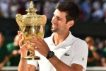 Novak Djokovic wins Wimbledon, Novak Djokovic wins Wimbledon, novak djokovic beats roger federer to win fifth wimbledon title in longest ever final, Wimbledon title