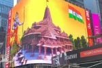Times Square, Indian Americans, why is a giant lord ram deity appearing on times square and why is it controversial, Indian diaspora