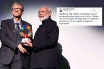 Bill and Melinda Gates Foundation, Swachh Bharat Abhiyan in 2014, narendra modi receives global goalkeeper award, Swachh bharat