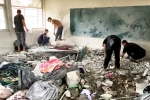 attack on Palestinians, Israel weapons from USA, israel strike on school dozens killed, Tracing