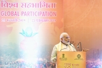 modi kumbh of democracy, kumbh global participation, pm modi addresses kumbh global participation event, Kumbh mela