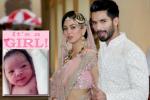 Shahid Kapoor updates, Mira Rajput, shahid and mira blessed with a baby girl, Haider