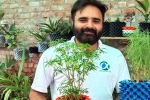 nitin lalit, nri Entrepreneurs, young nri entrepreneur returns to his native place with an intent to save water in gardening, Save water