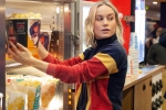 AMC theaters in New Jersey, captain marvel, captain marvel star brie larson surprises her fans in amc theaters by serving popcorn, Brie larson