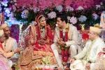 Mukesh Ambani son wedding, Shloka Mehta, akash ambani shloka mehta gets married in a star studded affair, Akash ambani