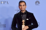 Aziz Ansari, Oscar 2018, aziz ansari the first asian american to win at oscar 2018, Thanks giving