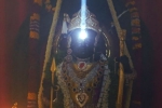 Ayodhya, Surya Tilak Ram Lalla idol 2024, surya tilak illuminates ram lalla idol in ayodhya, Lord rama